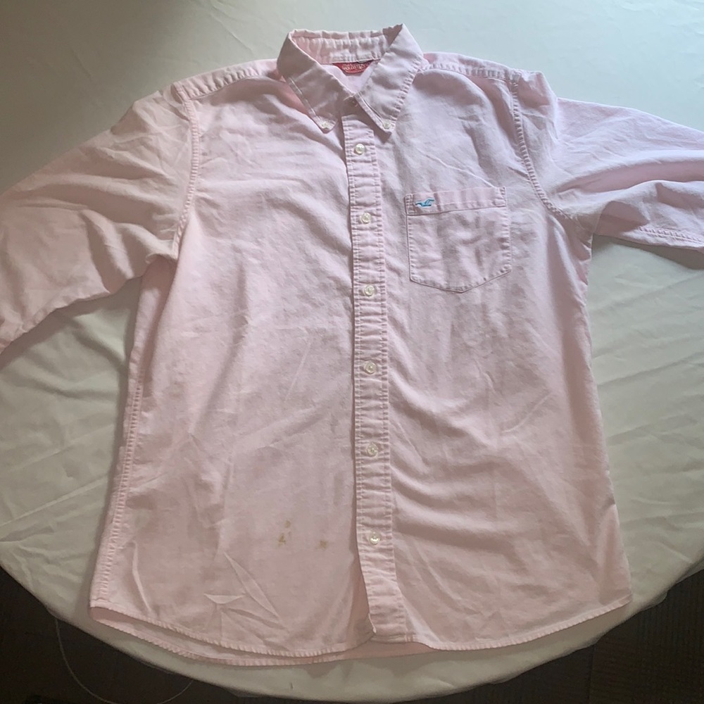 Pink Hollister Shirt Mens Large
